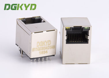上の記入項目Rj45 LANジャック、変圧器を持つCat6ギガビットRj45モジュラー ジャック