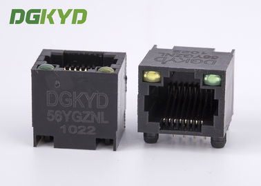 DGKYD-56YGZNLの保護されていないイーサネット コネクターRj45は導かれるY/Gの港を選抜します