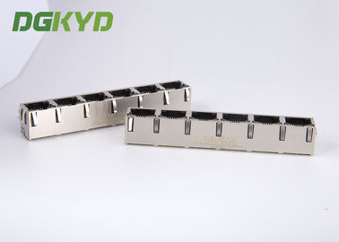 KRJ-56S8P8C1X6YGNLはLEDsとの1つx 6つの港Rj45メスのジャック多Rj45を保護しました