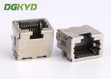 注文の盾8p8c SMD/SMT Rj45台形ジャックの余分薄型のイーサネット コネクター