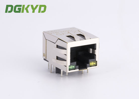 1 Port Intergrated Magnetics RJ45 Jack With Transformer 1000 Megabit Netowrk Connector