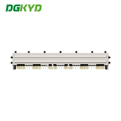 RJ45 Network Port Connector 56 With Light Six Port 8P8C RJ45 DGKYD561688DB1A1D9Y1022