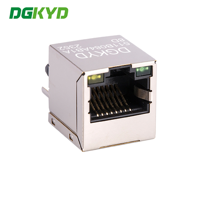 DGKYD511B084AB1A8D Vertical RJ45 Transformer 100Mbps Integrated Filter Crystal Head Up Network Interface