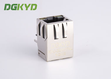 1000Mb Latch Down Cat6 RJ45 Modular Jack Integrated Magnetcs Filter For Net Card