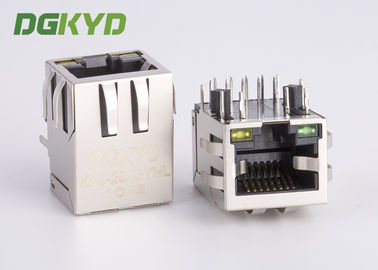 1000Mb Latch Down Cat6 RJ45 Modular Jack Integrated Magnetcs Filter For Net Card