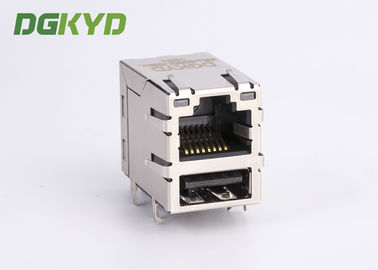 High Performance Stacked 1000MB SFP Connector RJ45 Combo With LEDs