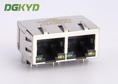 CAT6 Ethernet Cable Connection Jack Rj45 Socket With G/Y LEDs 1000 BASE-TX
