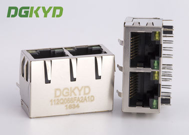 CAT6 Ethernet Cable Connection Jack Rj45 Socket With G/Y LEDs 1000 BASE-TX