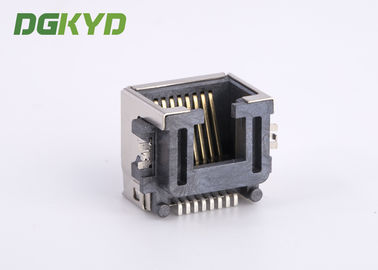 Fully shield rj45 extra low profile LAN jack, 8p8c ethernet connector SMD