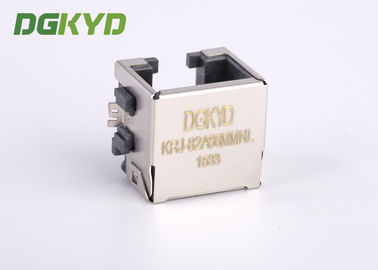 Fully shield rj45 extra low profile LAN jack, 8p8c ethernet connector SMD