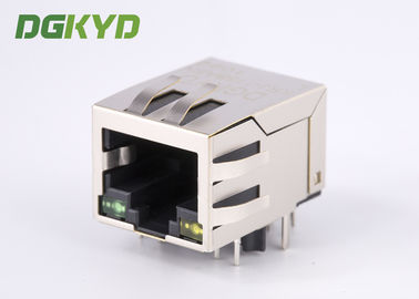 1000 base-tx tab down Rj45 Lan Jack with magnetic transformer