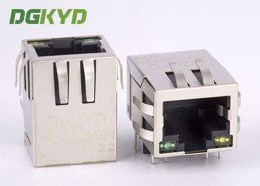 1000 base-tx tab down Rj45 Lan Jack with magnetic transformer