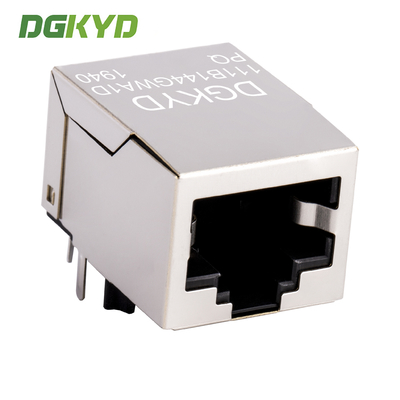 Integrated Magnetics RJ45 Cable Connector PoE++ 10/100Base-T / TX  for Router DGKYD111B144GWA1DPQ
