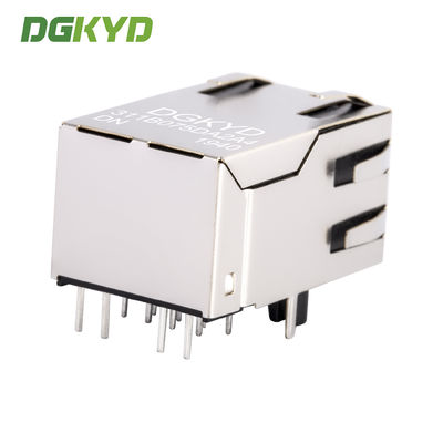 RJ45 Network Connector 100Mbps Integrated Ethernet Transformer With Light And Metal Shielding DGKYD311B075DA2A4DN