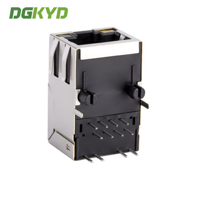RJ45 Network Connector 100Mbps Integrated Ethernet Transformer With Light And Metal Shielding DGKYD311B075DA2A4DN