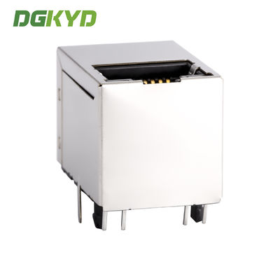 Top Entry Rj45 Lan Jack , Cat6 Gigabit Rj45 Modular Jack With Transformer DGKYD511Q030AC1A8D057