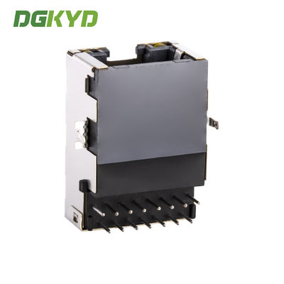 RJ45 direct insertion network port with transformer, thin sinking plate DGKYD1511B031CB2W7CBD057
