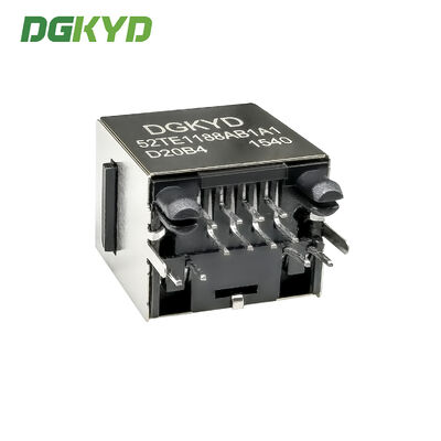 RJ45 vertical connector with light and shielding industrial Ethernet socket DGKYD52TE1188AB1A1D20B4