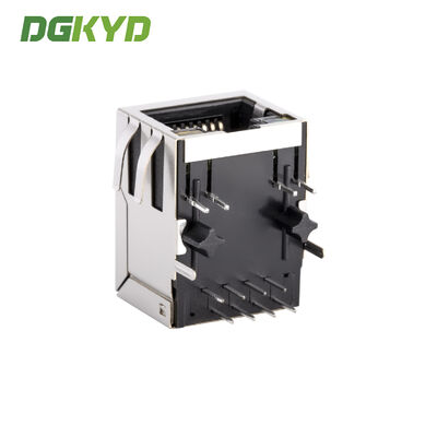 RJ45 interface industrial network port connector 8P8C with shielded shell DGKYD111B033DB1A1D