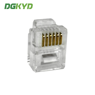 RJ11 crystal head 6P6C crystal head DGKYDRJ111166F1A1WW041 (short body)