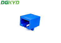 DGKYD56221118IWD1DY1027 Single In Line Package PA46 Blue RJ45 Connector Rectangle Shape RJ45 Without Transformer