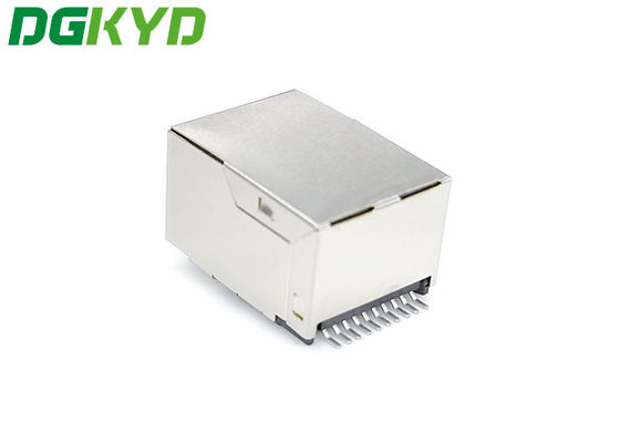 DGKYD911B031AB2A7S057 Ethernet Pcb Rj45 Jack Connector With LED  SMD