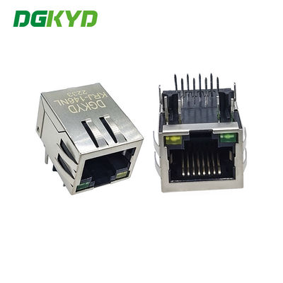 単一の港10/100 BASE-T RJ45は磁気学ジャック、導かれたG/Yを統合しました