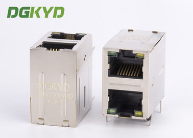 8P8C Cat5/5e 100Mbは変圧器とコンボ2左舷RJ45ジャックを積み重ねた