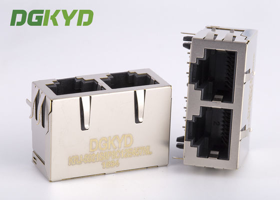 KRJ -5921S8P8C12E457NL 2左舷RJ45インターフェイス ジャック ネットワークのコネクターRJ45モジュラー ジャック