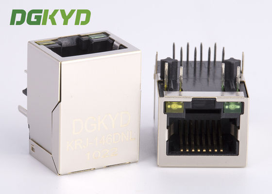 中国の製造者Cat5のメガビットは磁気RJ45コネクター メスのジャックを統合した