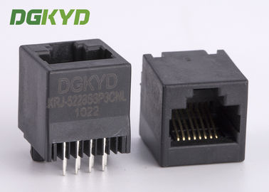 保護されていない180の程度の上の挿入RJ45台形ジャック8p8cのイーサネット ソケット