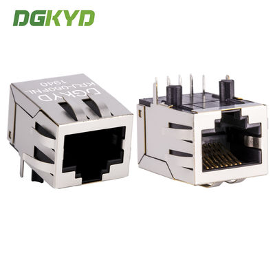 メタルシールド100 ベースTx Cat5 Rj45 イーサネットコネクタ 磁石付き 中国工場 KRJ-060FNL