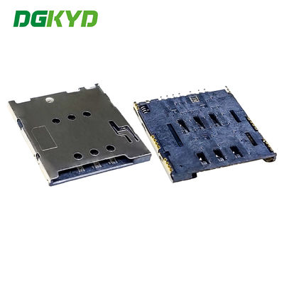 MICRO-SIMカードホルダー 1.42H 防犯型 6+2PUSH 電子製品に適した DGKYDSIM142H62A6A2Y3WS286