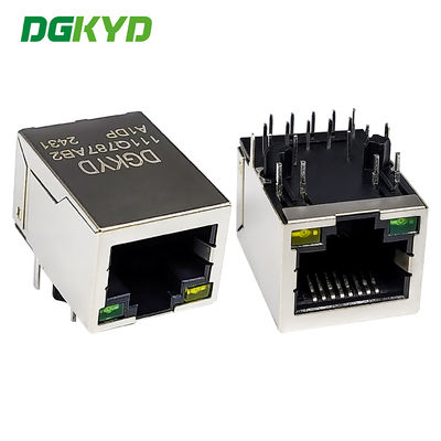 1000/BASE RJ45コネクタ シングルポートネットワークインターフェイス フィルター付きPOEコネクタ DGKYD111Q787AB2A1DP