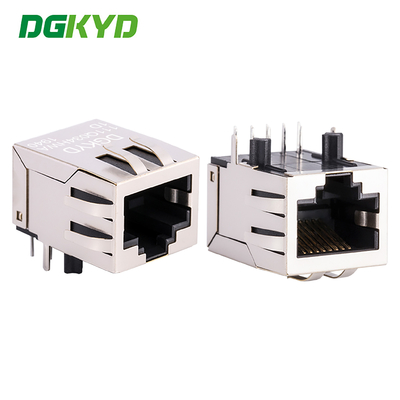 1000BASE ギガビットインターフェース RJ45コネクタ RJ45ネットワークポートソケット,シールド付き,ライトなし DGKYD111Q034HWA1D