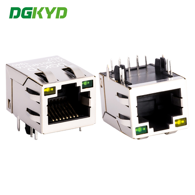 バックポート RJ45 ネットワークポートコネクタ 100Mbps 統合ネットワークトランスフォーマー DGKYD211B014FD1A4DZ