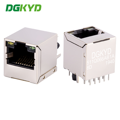 垂直RJ45コネクタ180度ストレート挿入ギガビット内蔵フィルタDGKYD511Q066AB1A8D