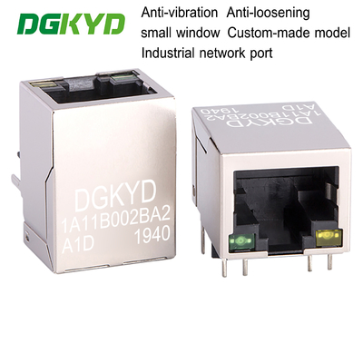 RJ45 100Mbps接続ネットワークポートソケット 8P8C コンパクト窓面 DGKYD1A11B002BA2A1D