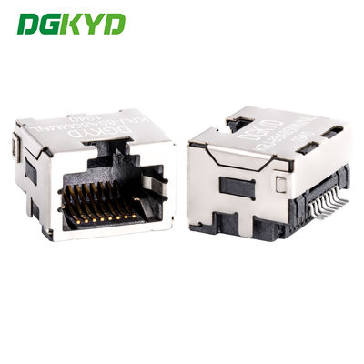 カスタムシールド 8p8c SMD Rj45 Keystone ジャック、エクストラロープロファイルイーサネットコネクタ KRJ-85A85MMNL