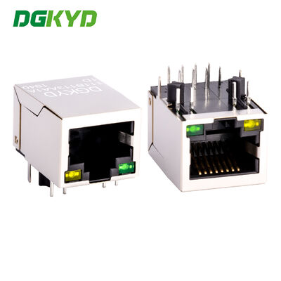 RJ45ネットワークインターフェイス 統合100Mbpsフィルターネットワークポートソケット水平 DGKYD111B113AA1D