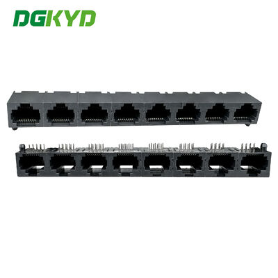 RJ45 1X8 8P8C 全プラスチックライトレスコネクタ ネットワークポートソケット DGKYD561888IWA1DY1022