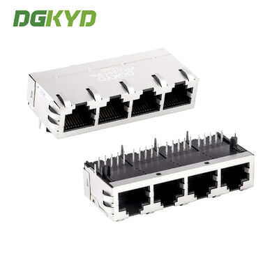 ギガビットネットワークソケット 4 ギャング RJ45 コネクタ イーサネット インターフェイス KRJ-2513NL