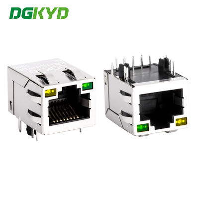 100Mb イーサネットアプリケーションのためのLED付きRJ45磁気ジャック