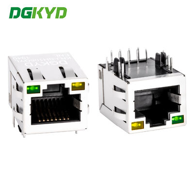 10/100 BASE イーサネット RJ45 トランスフォーマーとホールマウントのモジュール式ジャック
