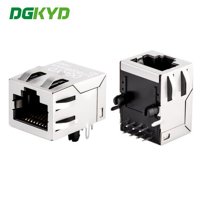 100Mbps シールド RJ45 コンネクタ ネットワーク トランスフォーマー ライト ストライプなし