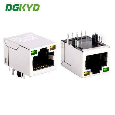 産業用グレード 100Mbps RJ45コネクタ（ライトストリップフィルタおよびトランスフォーマ付き）