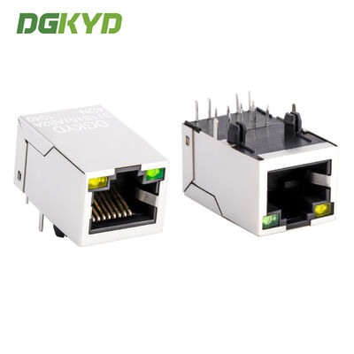 工業ネットワークインターフェイス用 統合トランスフォーマー付き 100Mbps RJ45コネクタ