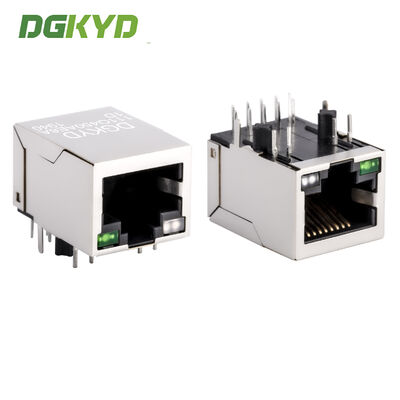 ギガビットRJ45接続器 組み込みトランスフォーマーとイーサネットフィルターRJ45ジャック