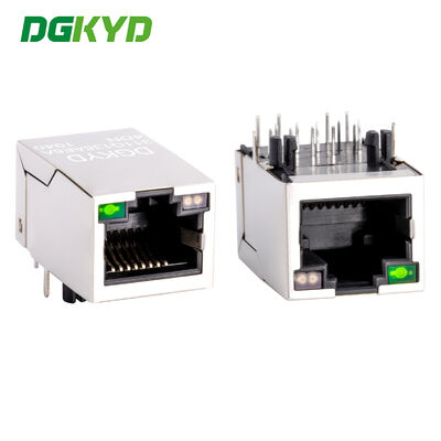 ギガビットフィルター 右角90度 RJ45コネクタ ライト RJ45 ジャック 女性ネットワークソケット