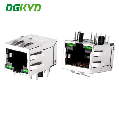 100Mbps シングルポート RJ45 コンネクタ 統合フィルター RJ45 ジャック 産業用PCBネットワークインターフェース